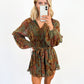 Autumn Bloom Ruffle Romper