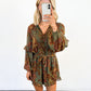 Autumn Bloom Ruffle Romper