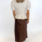 Mocha Moments Polka Dot Skirt