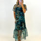 Emerald Elegance Midi Dress