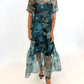 Emerald Elegance Midi Dress
