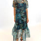 Emerald Elegance Midi Dress