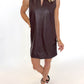 City Chic Faux Leather Dress - MORE COLORS