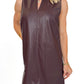 City Chic Faux Leather Dress - MORE COLORS