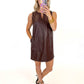 City Chic Faux Leather Dress - MORE COLORS