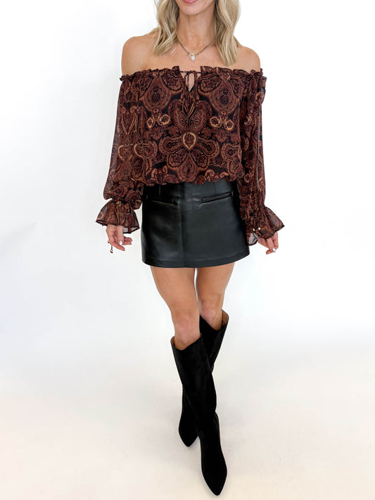 Paisley & Poise Top