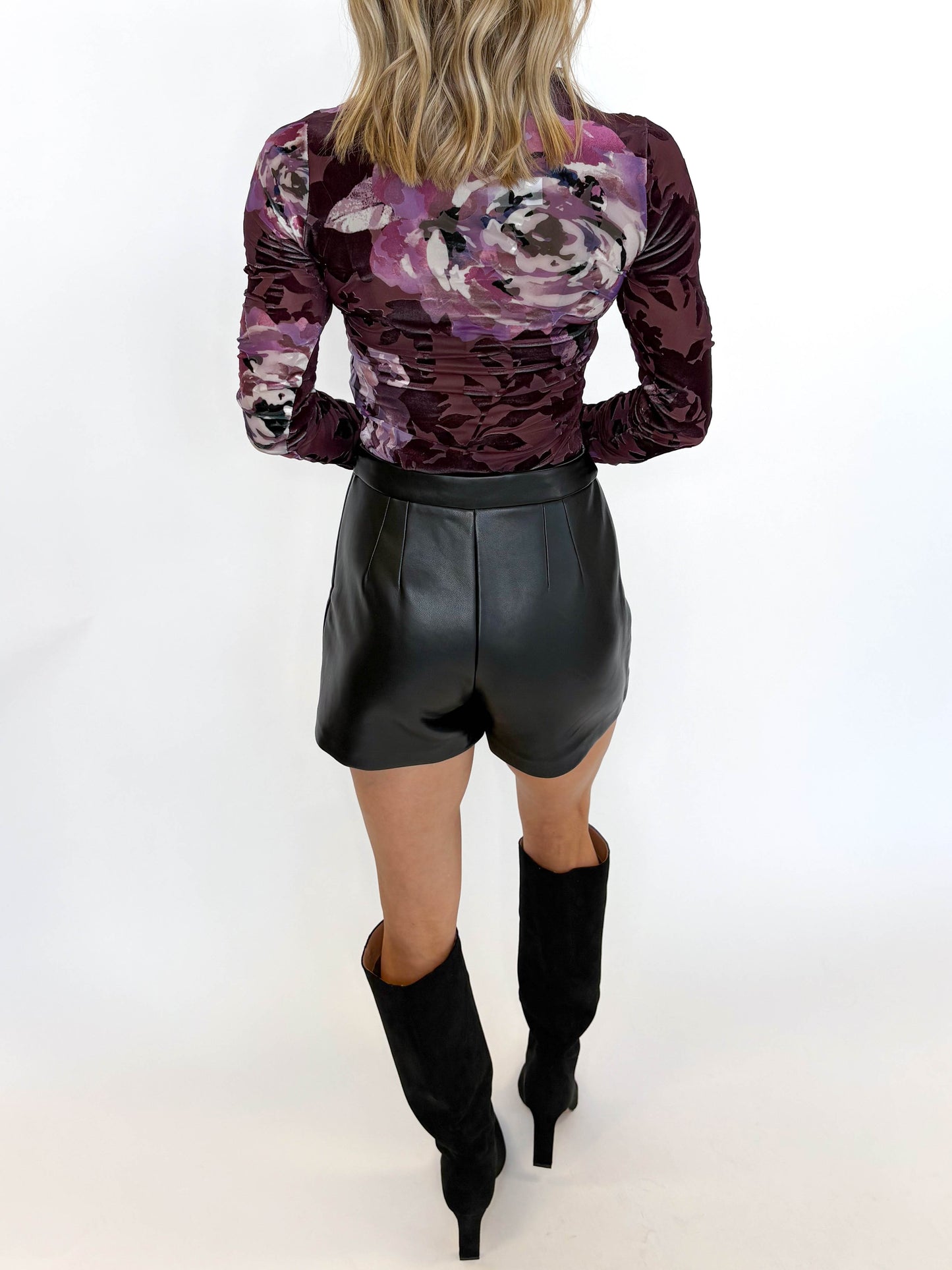 Autumn Romance Mesh Top