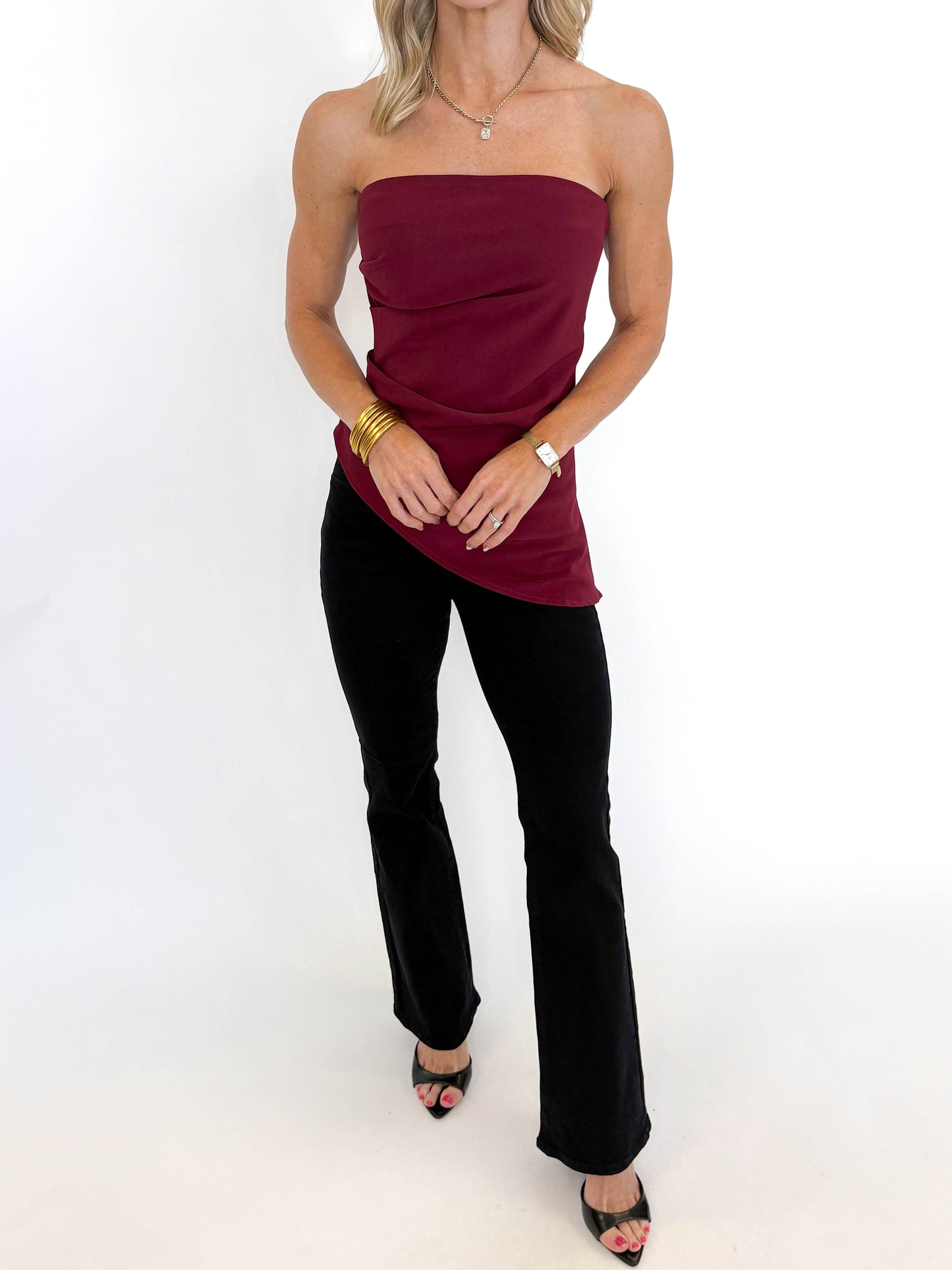 Harbor Nights Strapless Top