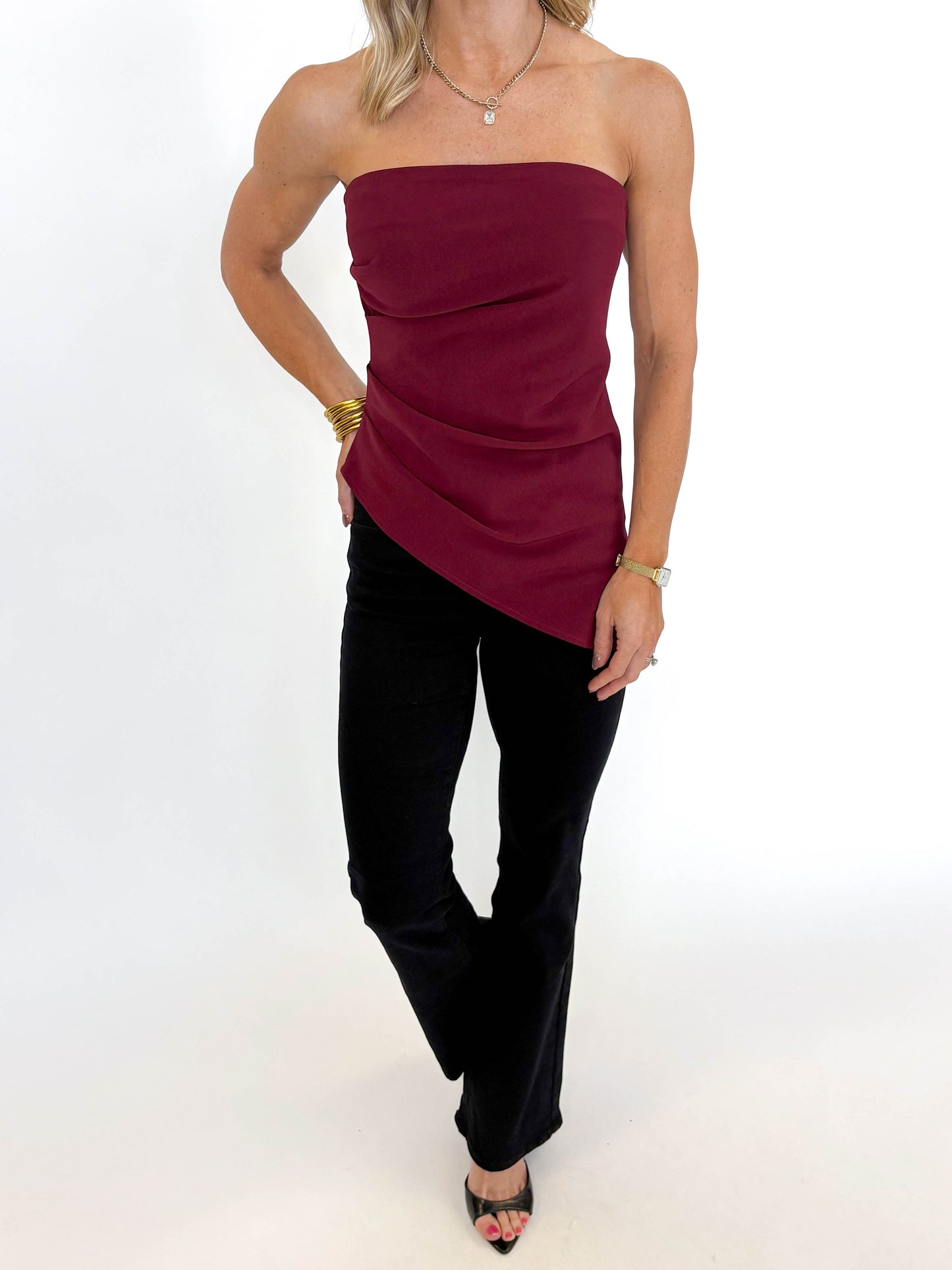 Harbor Nights Strapless Top