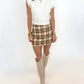 The Harvest Plaid Skort