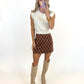 Harvest Plaid Mini Skirt