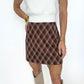 Harvest Plaid Mini Skirt