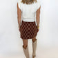 Harvest Plaid Mini Skirt