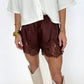 Lace & Luxe Satin Shorts - MORE COLORS