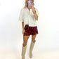Lace & Luxe Satin Shorts - MORE COLORS