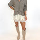 Olive Orchard Peplum Top