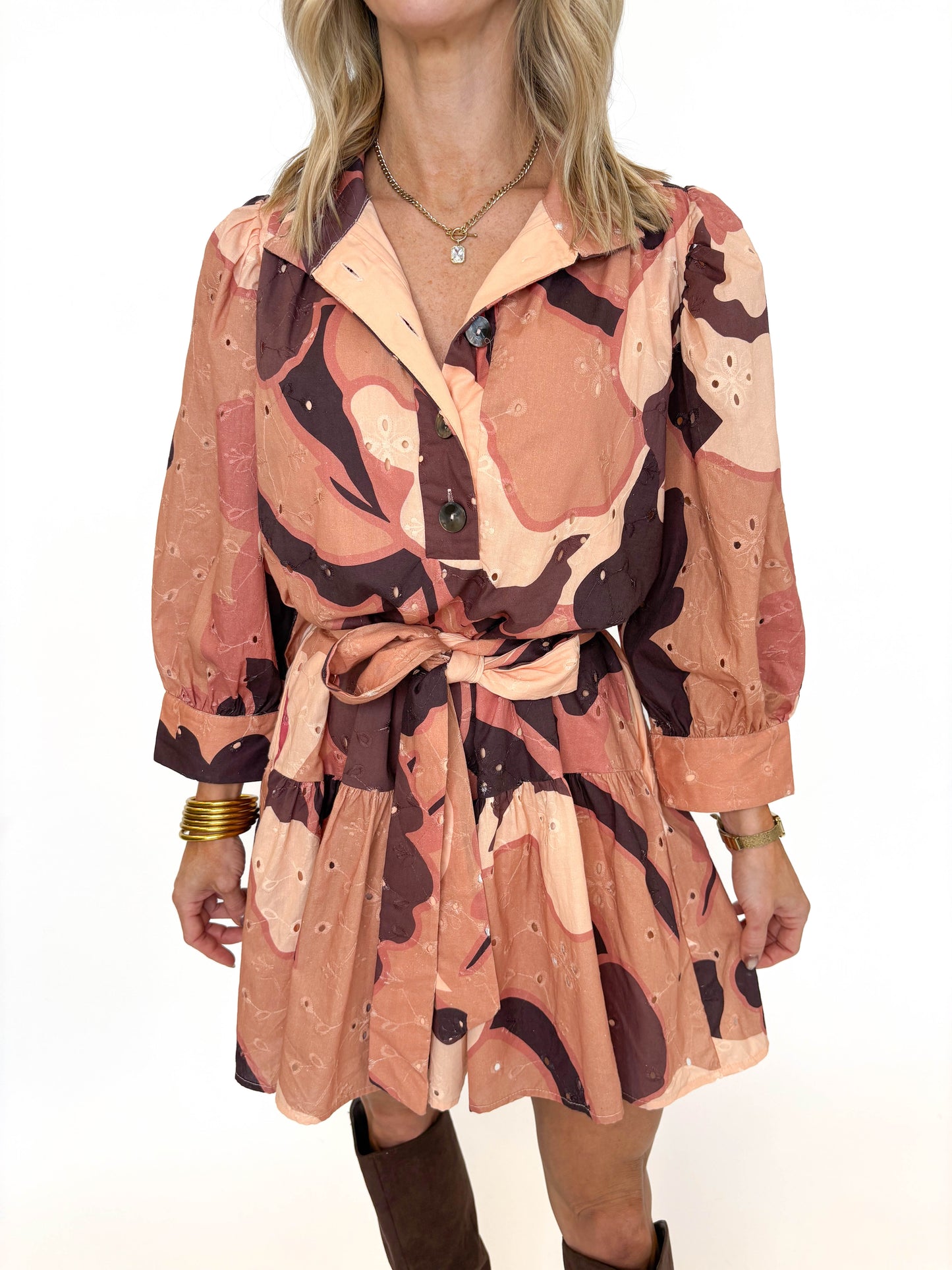 Painted Autumn Dress