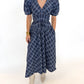 Blue Belle Plaid Maxi Dress