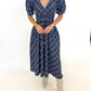 Blue Belle Plaid Maxi Dress