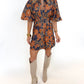 Fall Harvest Floral Dress