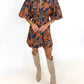 Fall Harvest Floral Dress