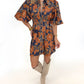 Fall Harvest Floral Dress