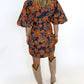 Fall Harvest Floral Dress