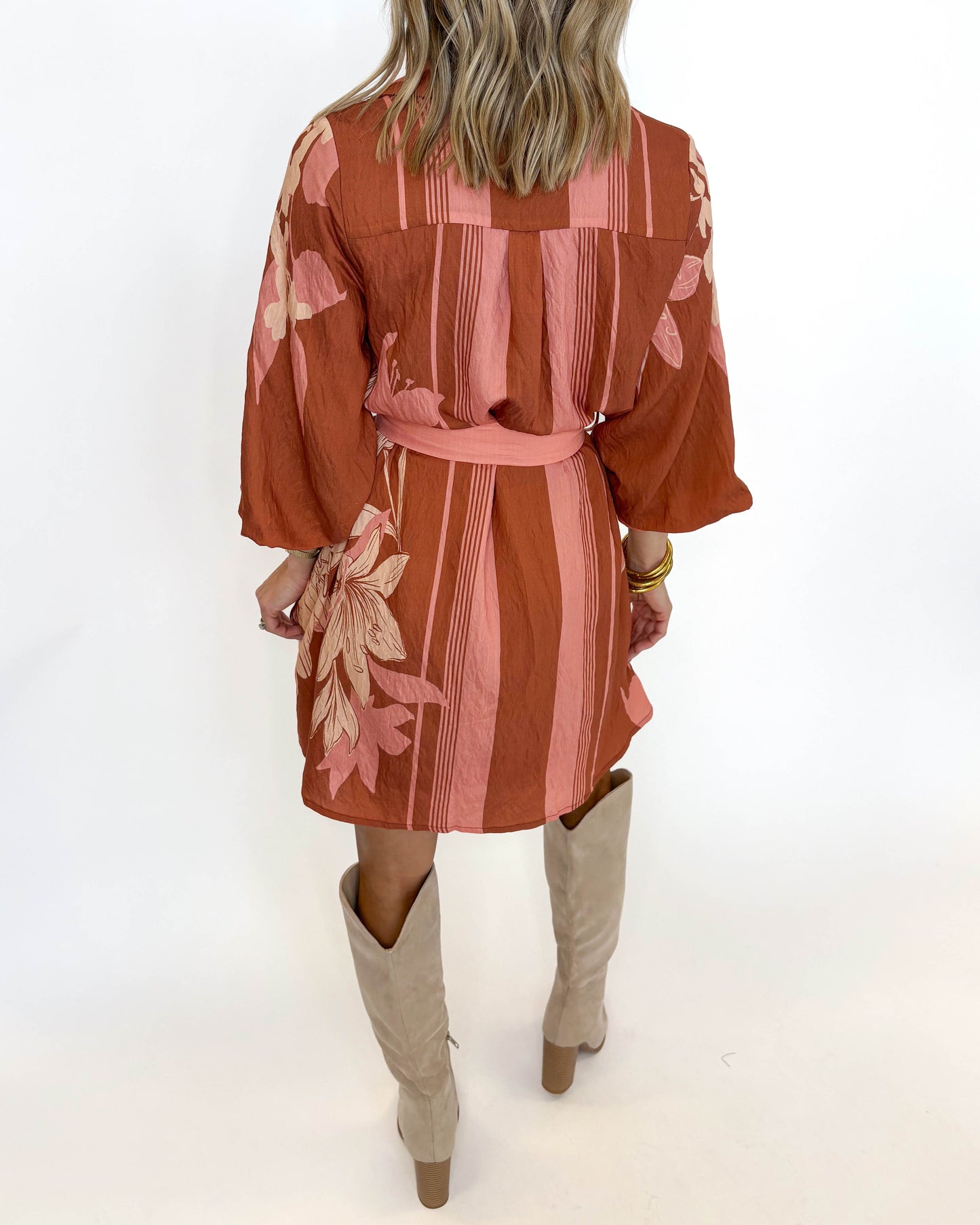 The Autumn Romance Shirt Dress