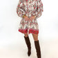 Autumn Mosaic Mini Dress