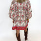 Autumn Mosaic Mini Dress