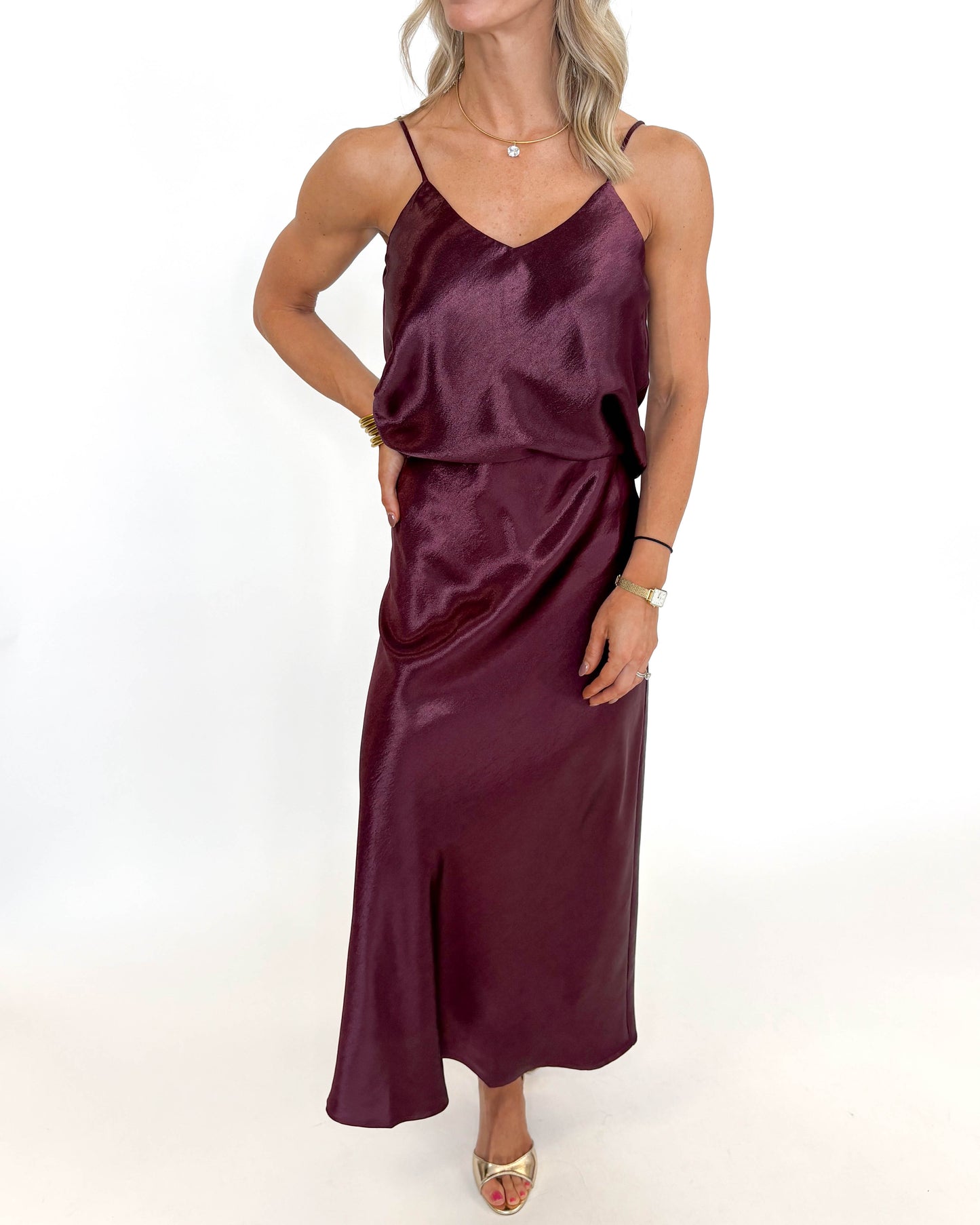 Merlot Moon Satin Set