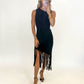 After Hours Fringe Midi Dress