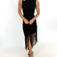 After Hours Fringe Midi Dress