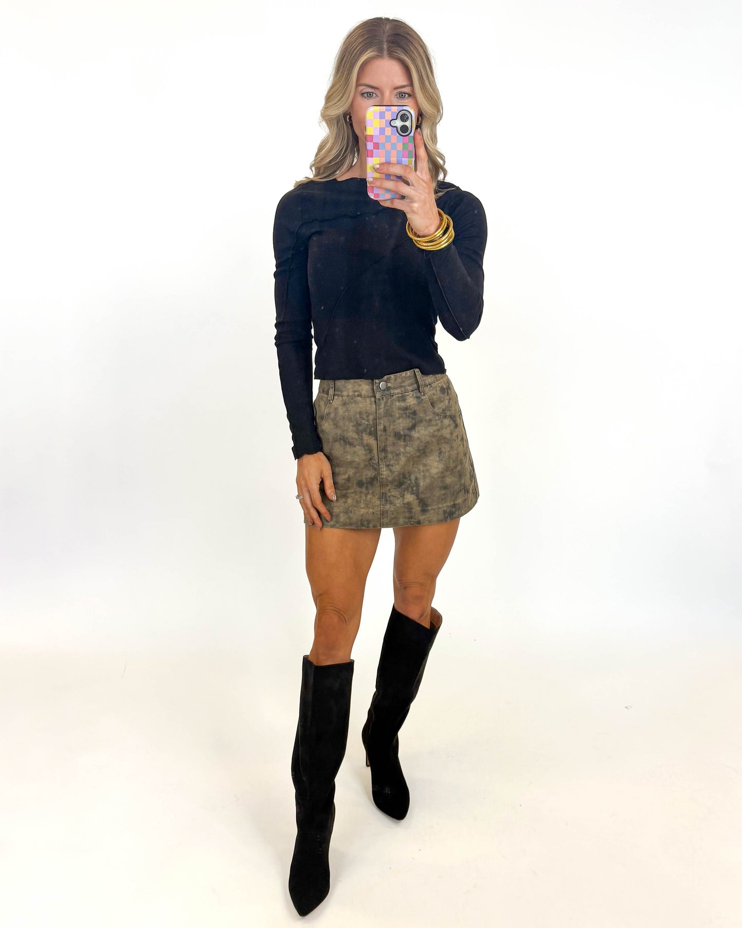 Who Dat After Dark Skort
