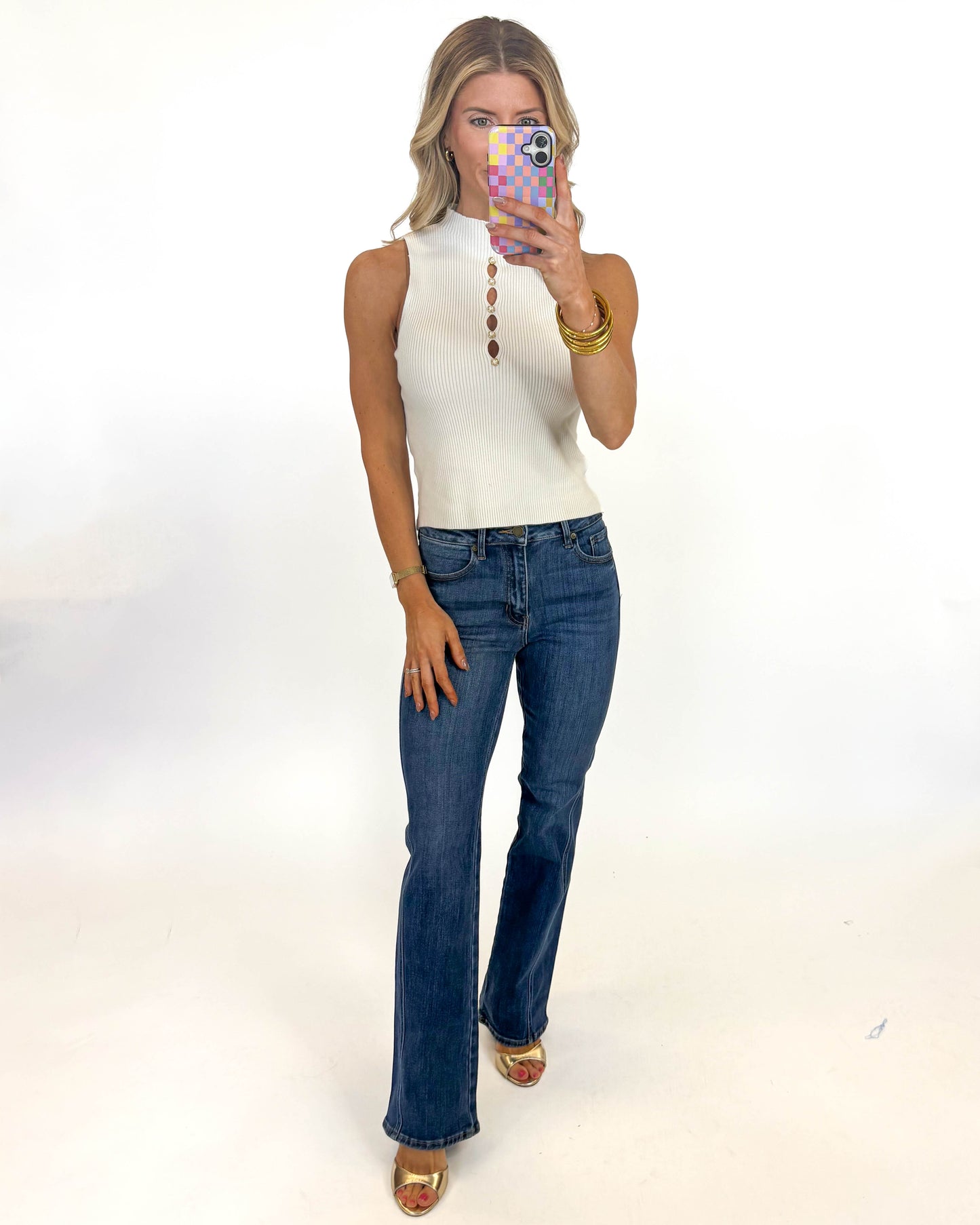 Pearls & Poise Top - 2 COLORS