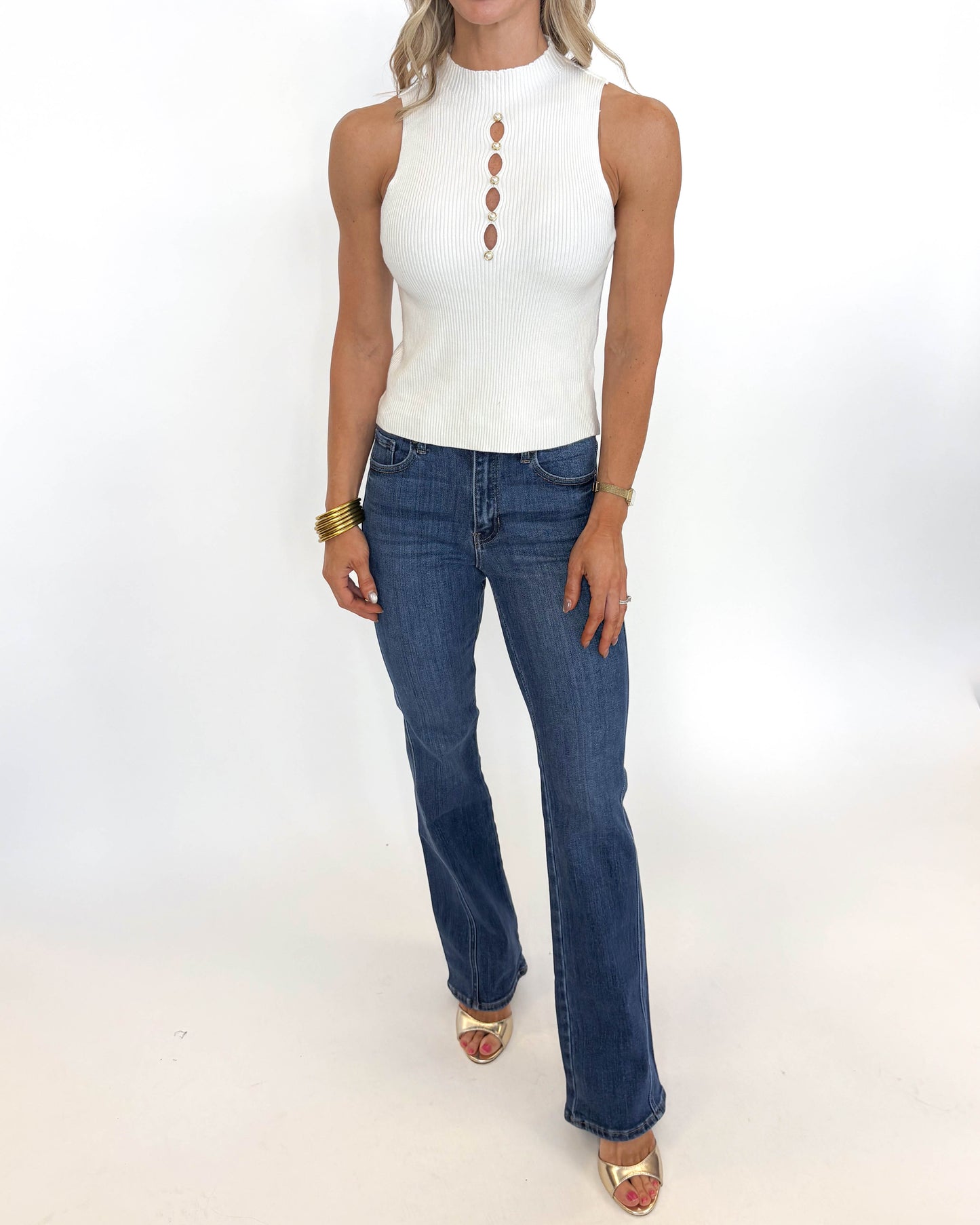 Pearls & Poise Top - 2 COLORS