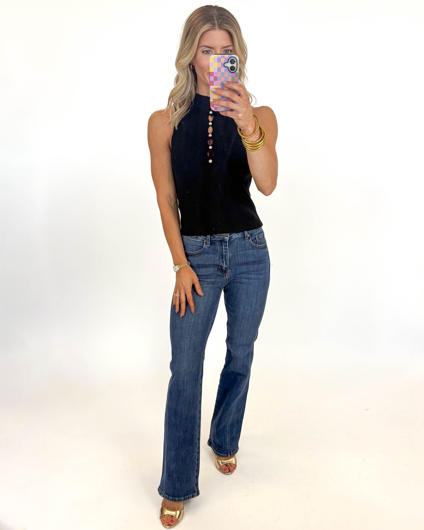 Pearls & Poise Top - 2 COLORS