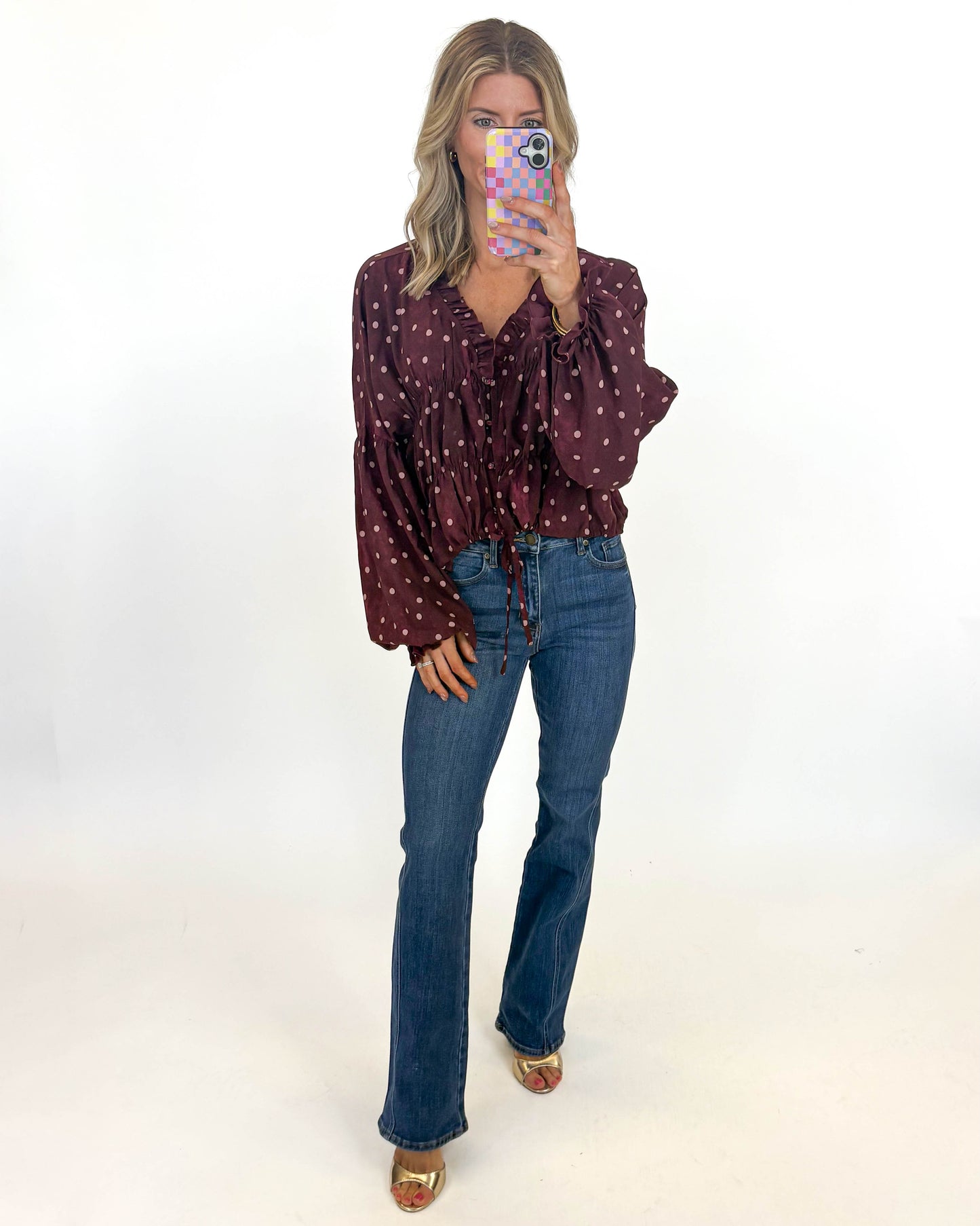 Burgundy Bliss Blouse