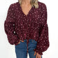 Burgundy Bliss Blouse