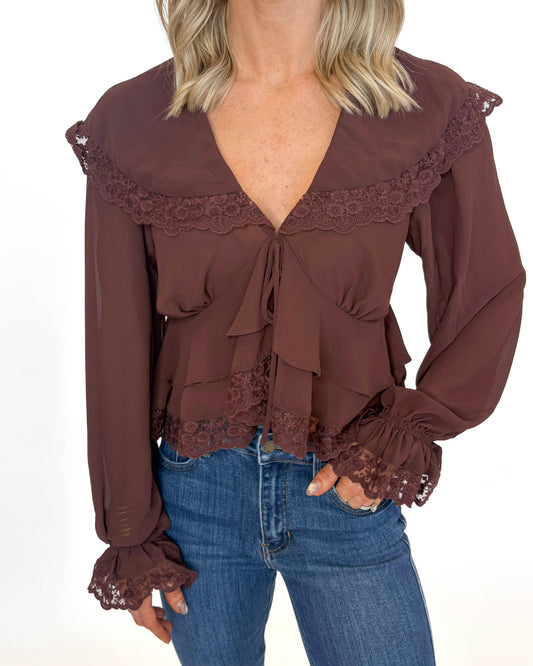 Sweet on You Lace Top
