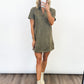 City Chic Suede Dress