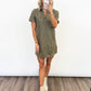 City Chic Suede Dress