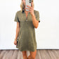 City Chic Suede Dress