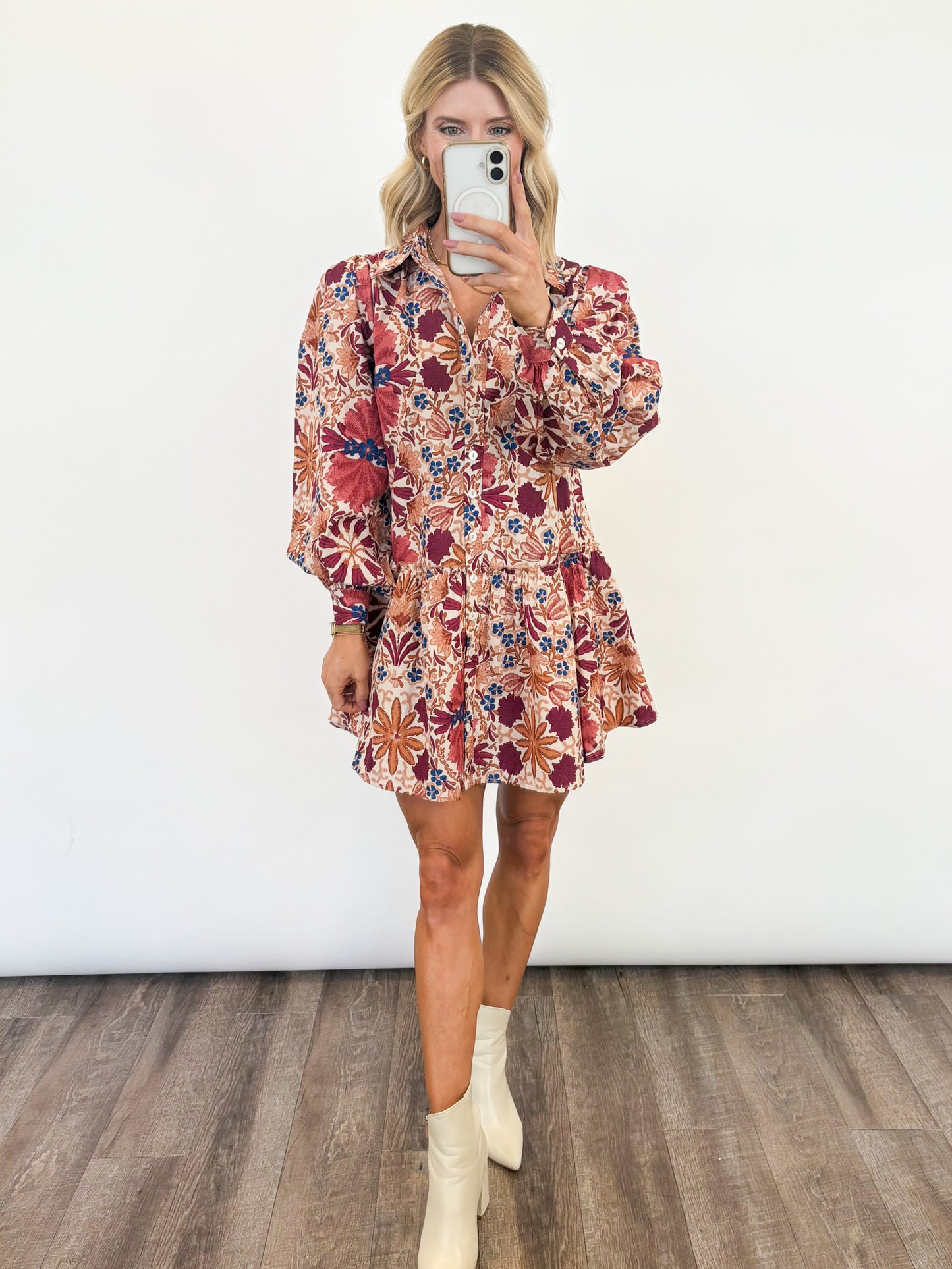 Autumn Button Down Dress