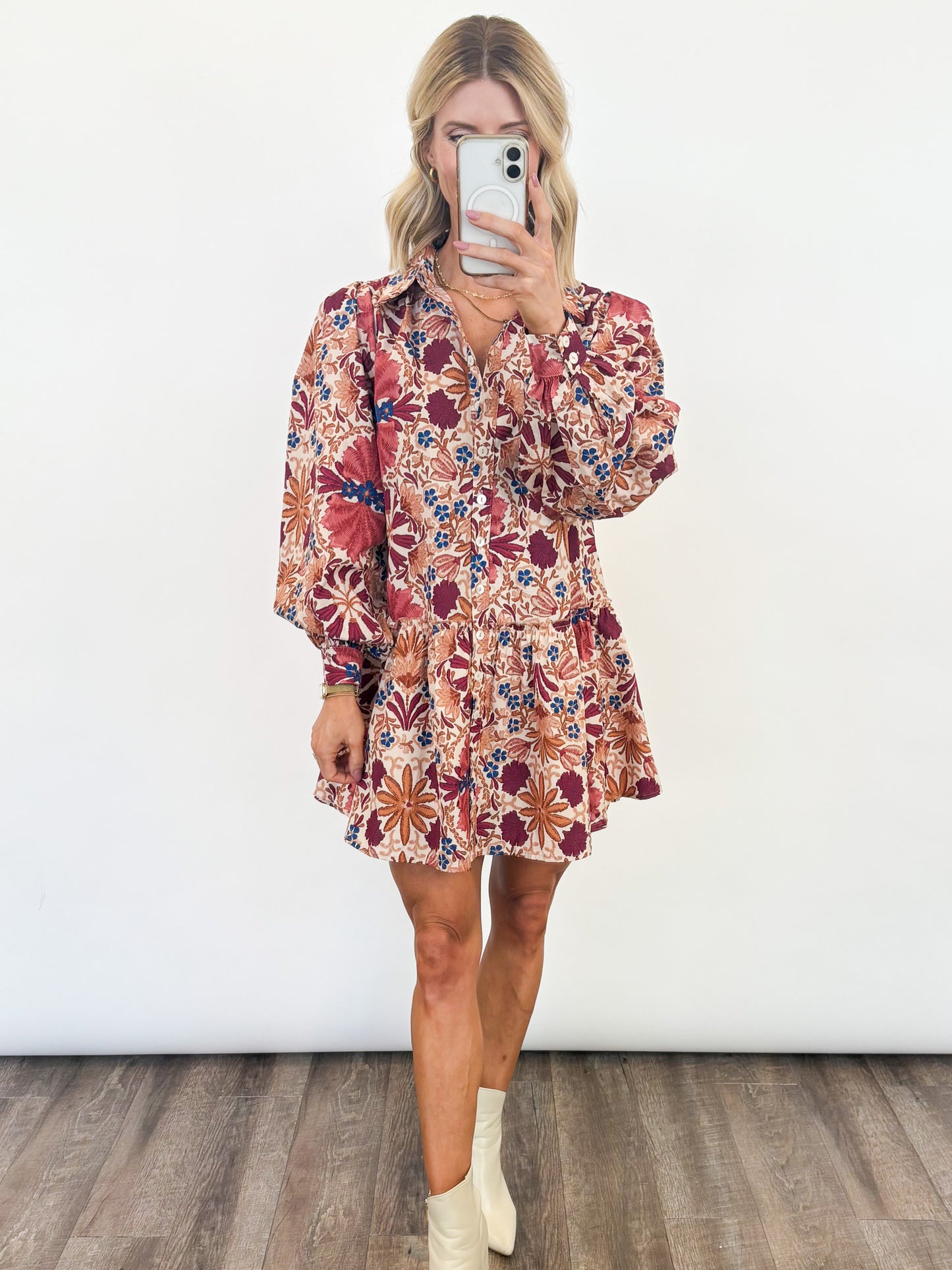 Autumn Button Down Dress
