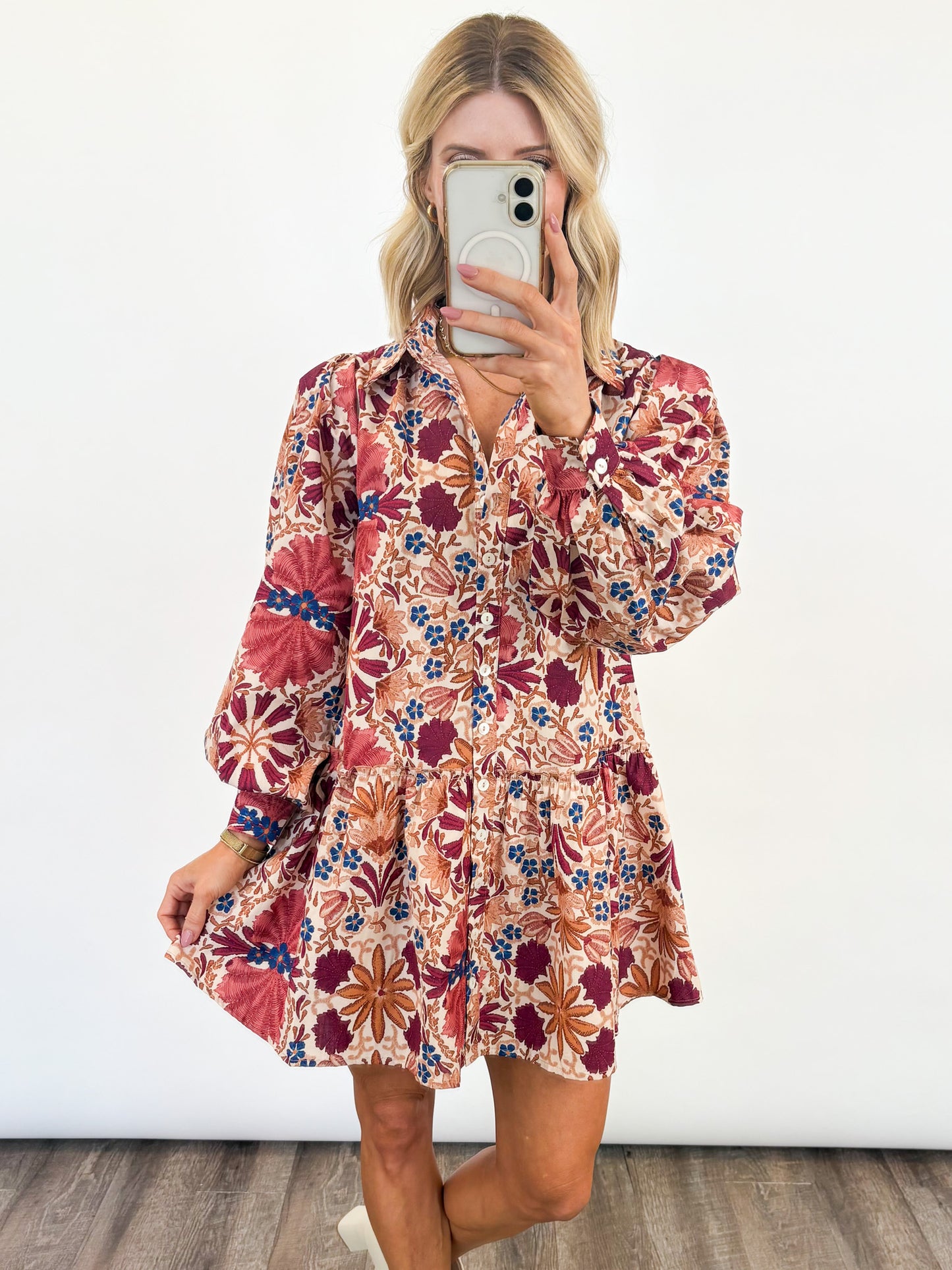 Autumn Button Down Dress