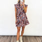 Ruffled Bloom Button-Down Dress