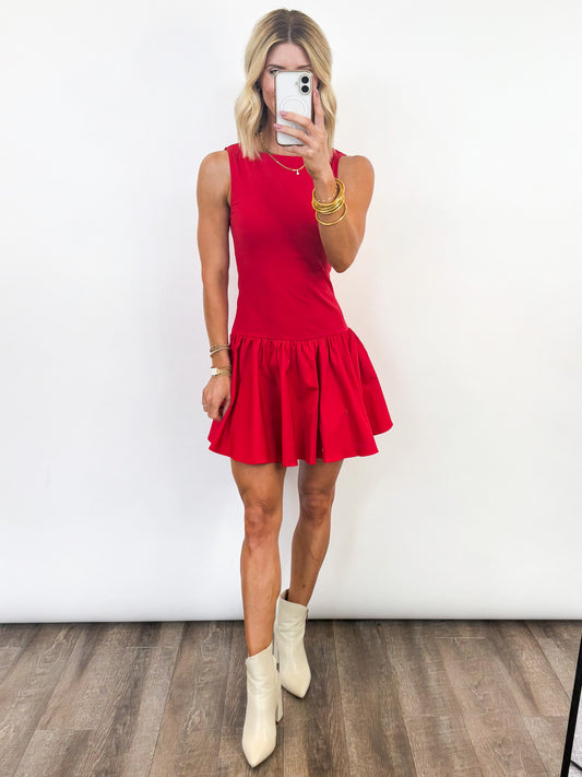 Fired Up Drop-Waist Dress