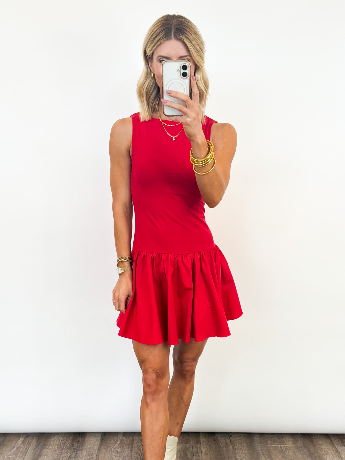 Fired Up Drop-Waist Dress
