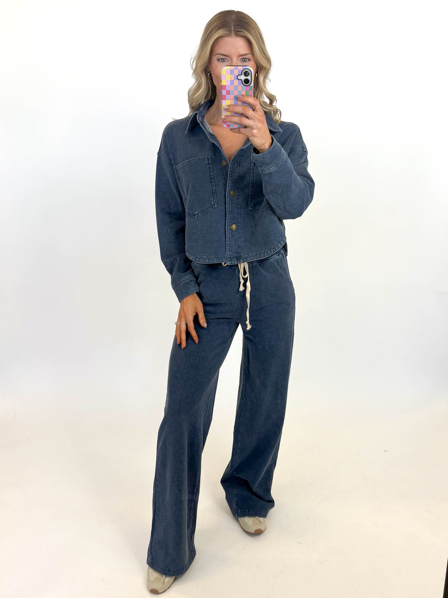Off Duty Denim Set